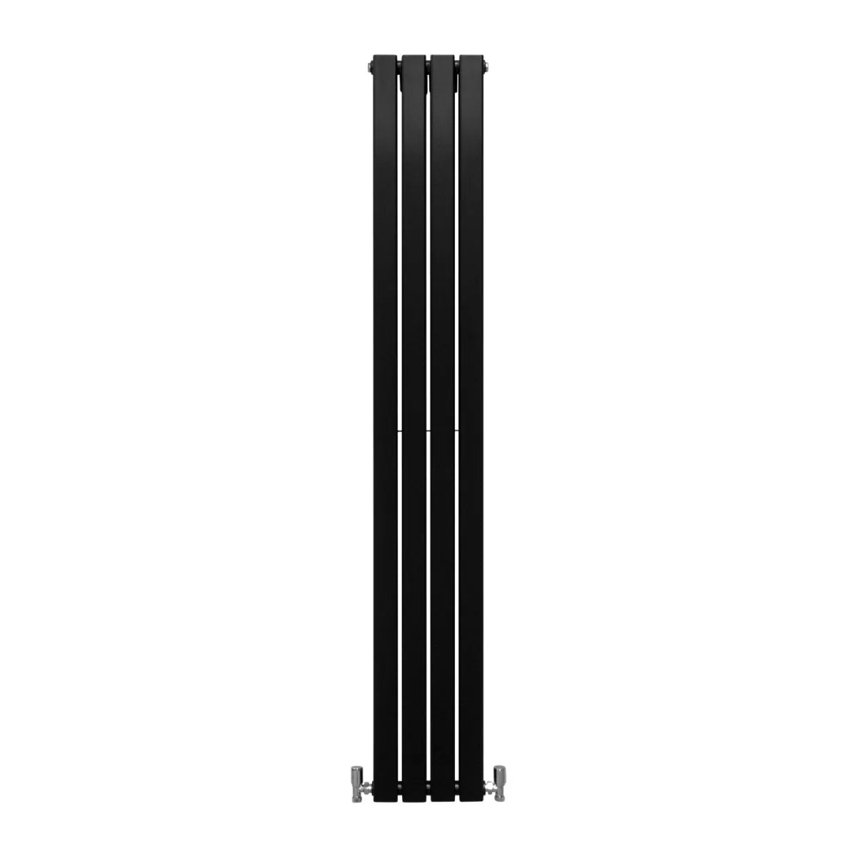 Designer Flat Panel Radiators Matt Black 1800mm x 280mm