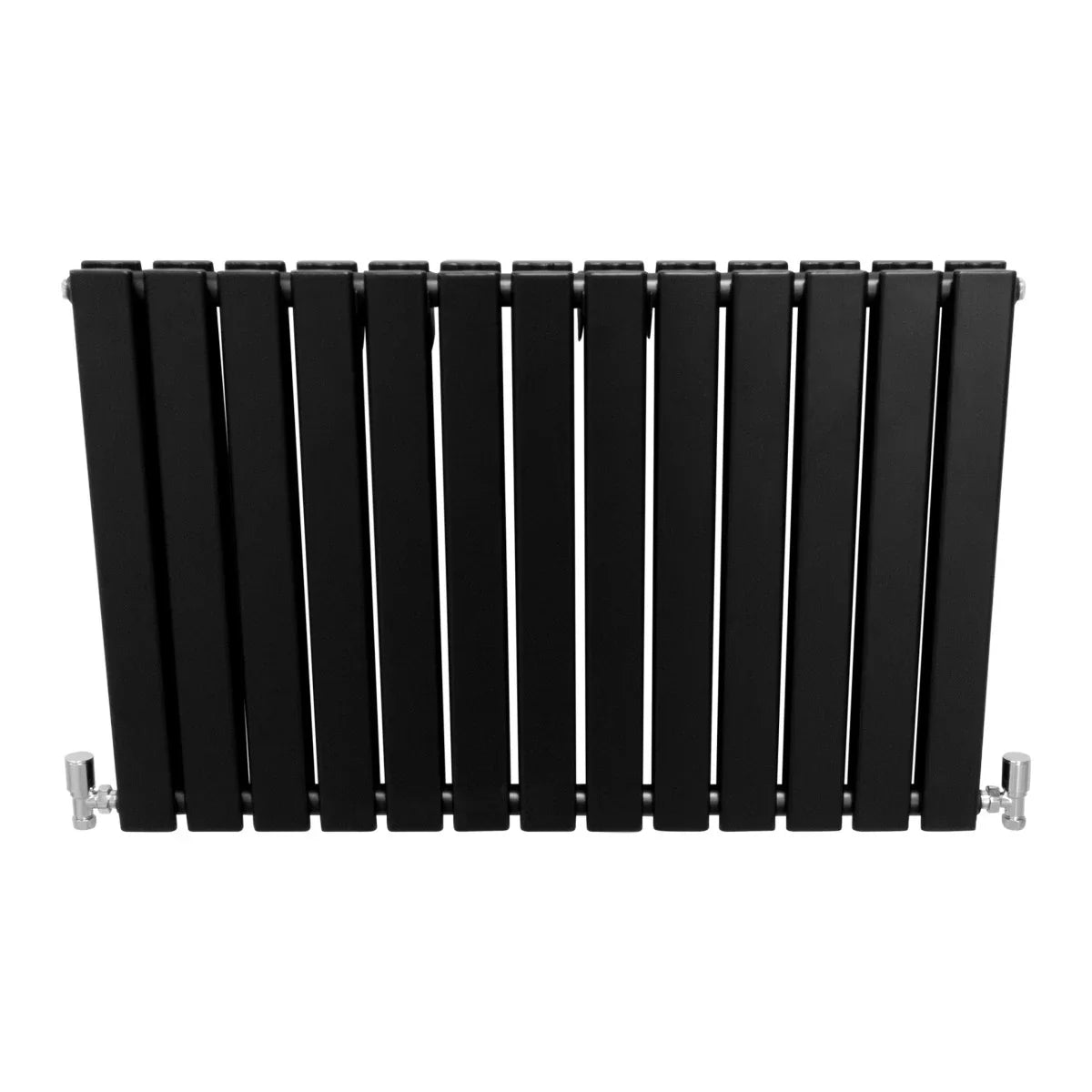 Designer Flat Panel Radiators Matt Black 600mm x 910mm