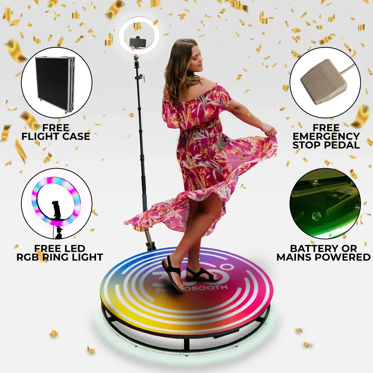 360 Photo Booth - 115cm