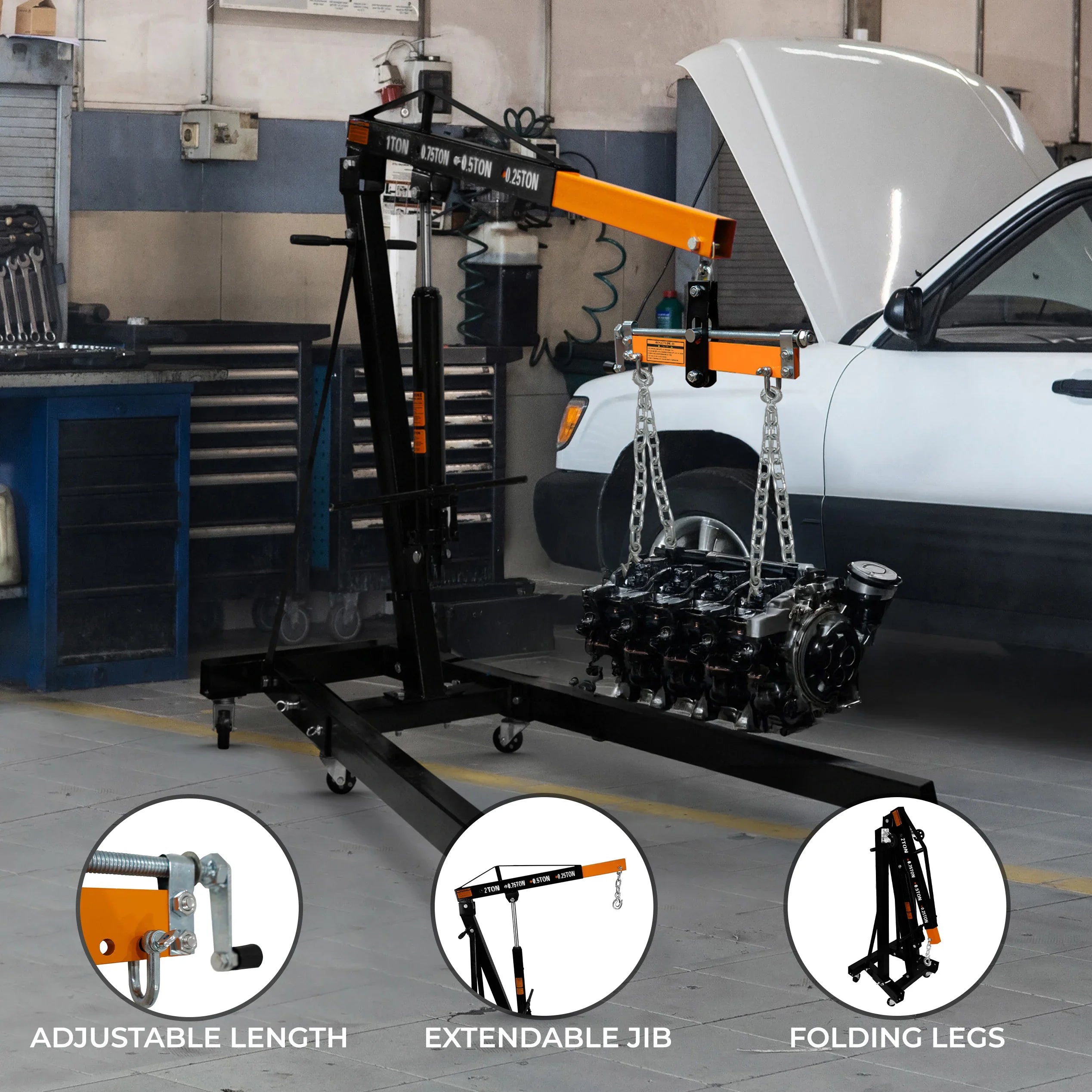 Engine Crane 1 Tonne & Load Leveller
