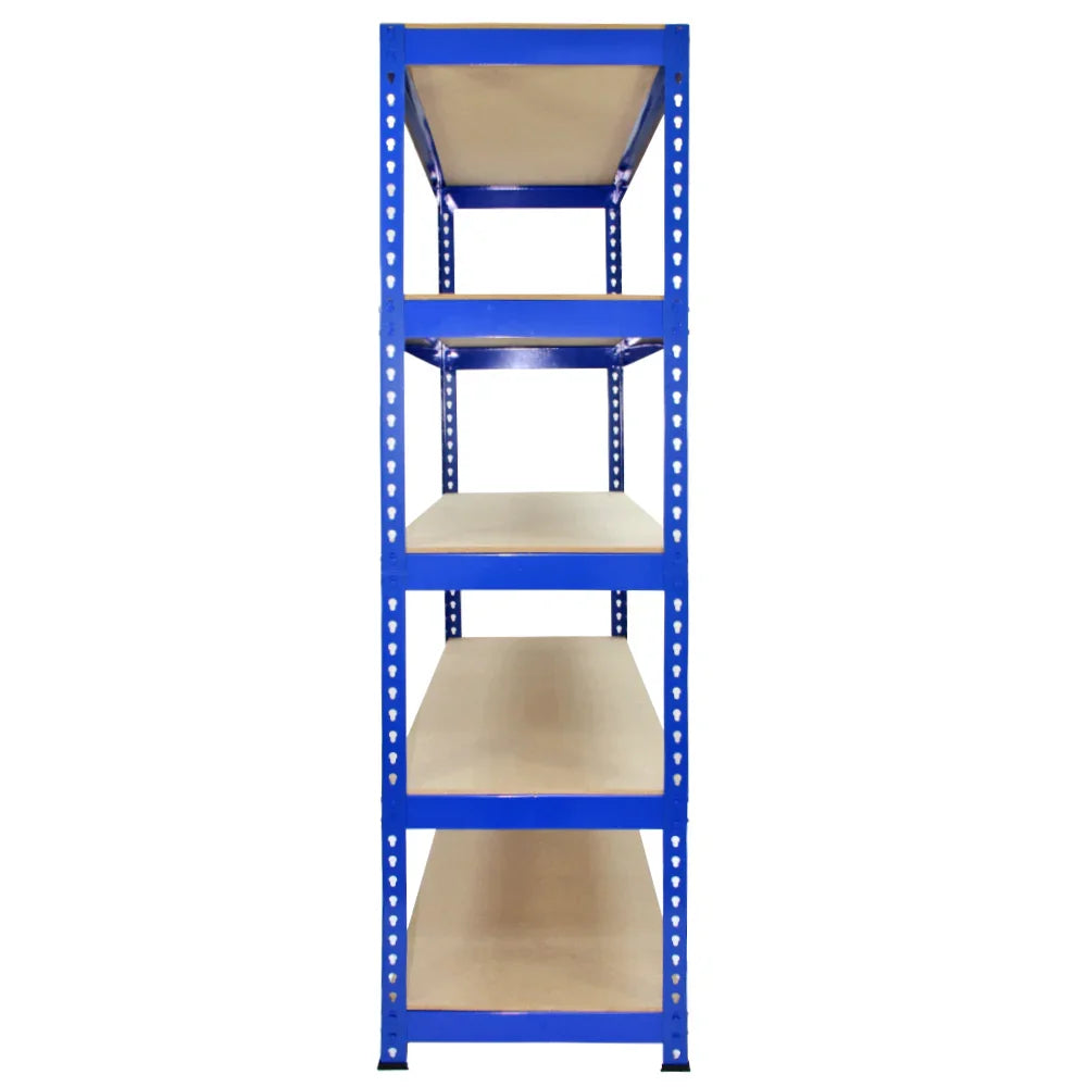 3 x Q-Rax Blue Metal Racking Units 120 x 50 x 180cm