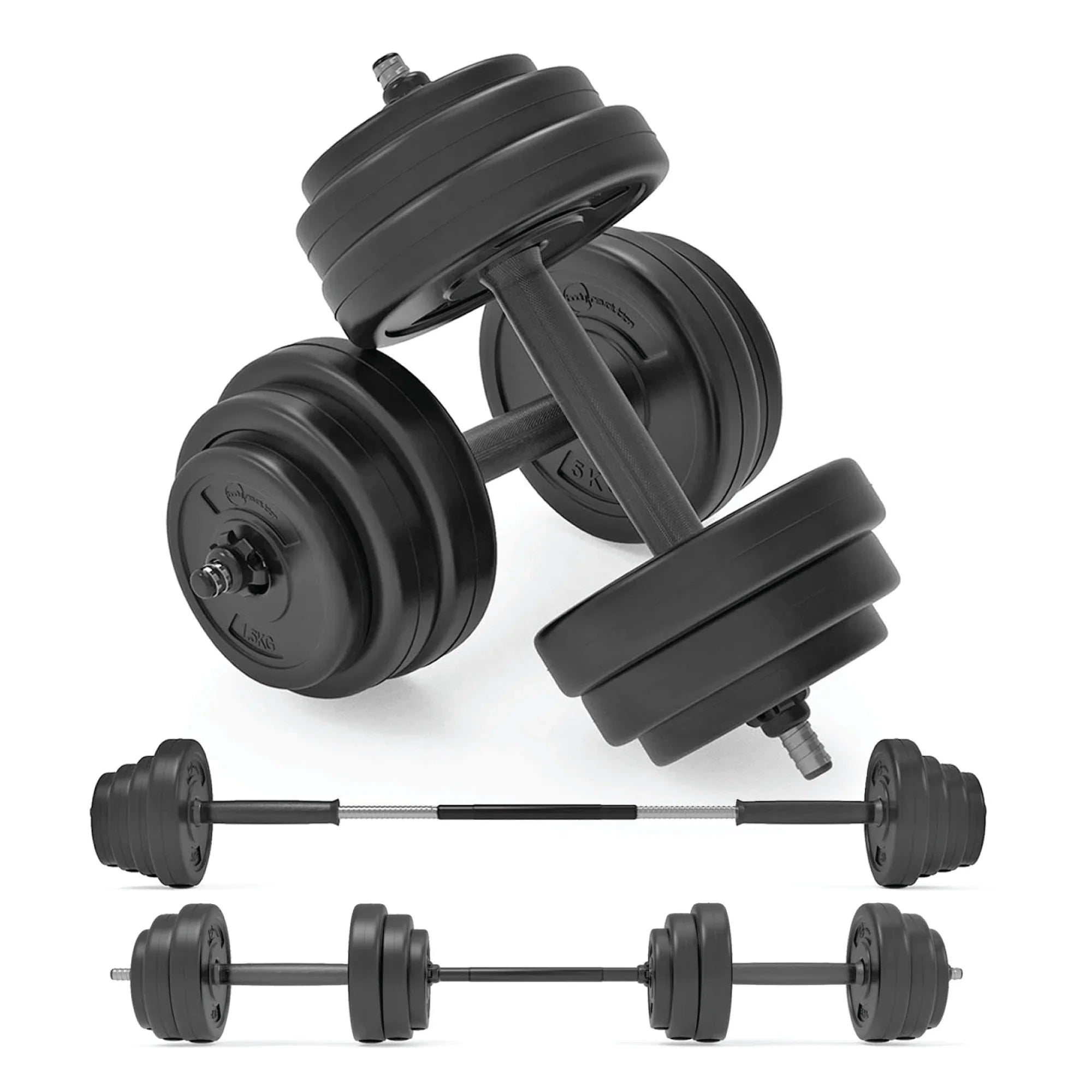 Body Revolution Vinyl Adjustable Dumbbell Set    (10kg - 50kg)