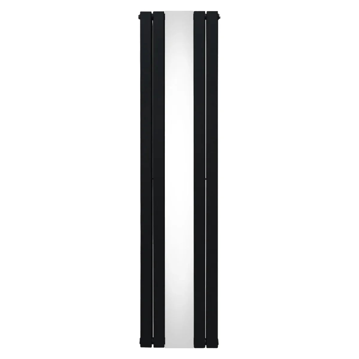 Flat Mirror Radiator - 1800mm x 425mm - Black