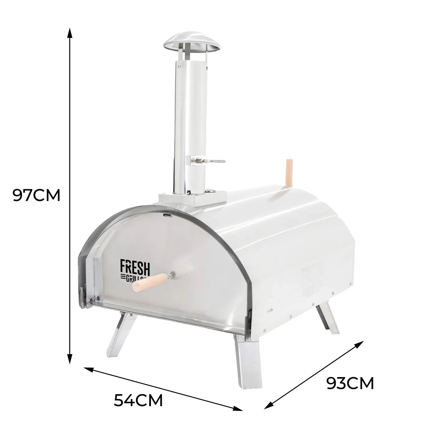 Fresh Grills Extra Large Premium Outdoor Pizza Oven
