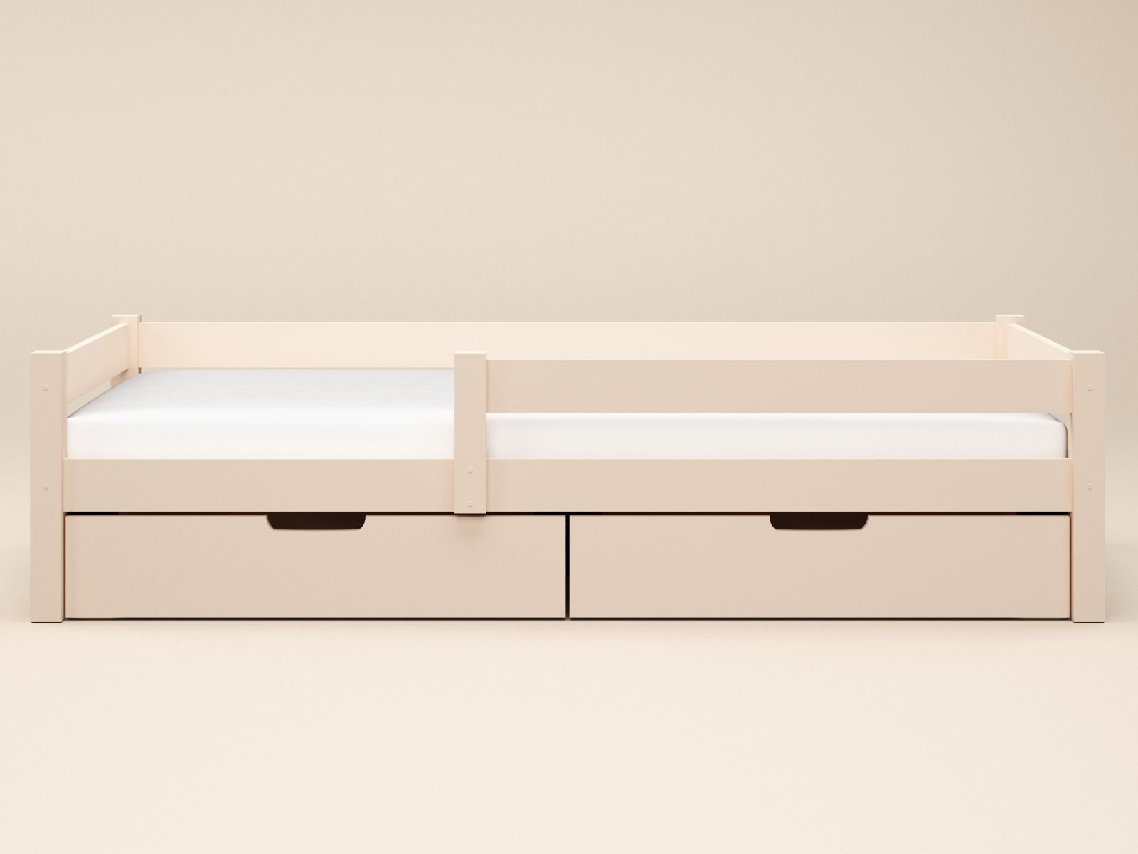 Flair Milo Wooden Single Bed with Storage