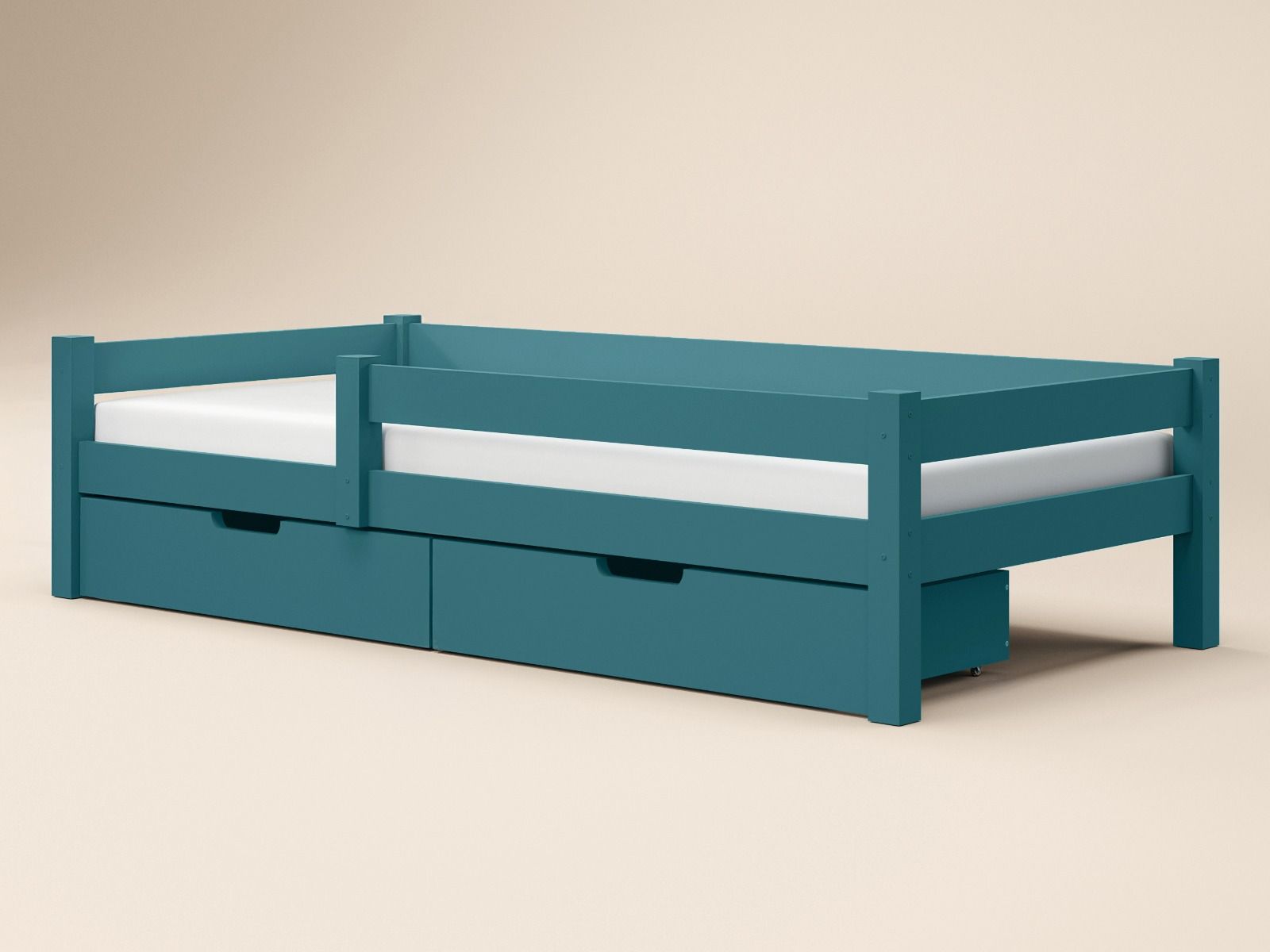 Flair Milo Wooden Single Bed with Storage