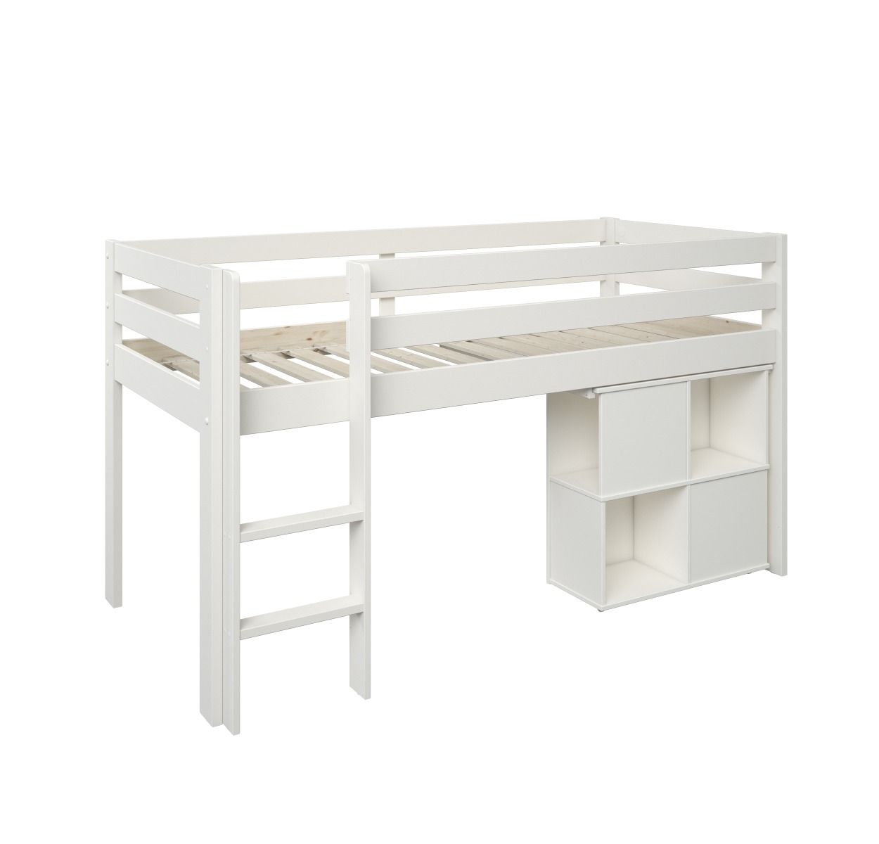 Noomi Nora Workstation Mid Sleeper Bed Solid Wood (FSC-Certified)