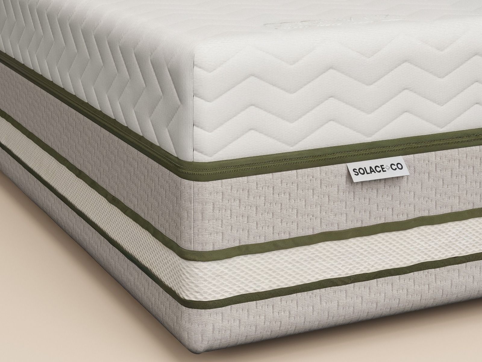 SOLACE+CO Luxury Comfort Foam Mattress with COOLMAX