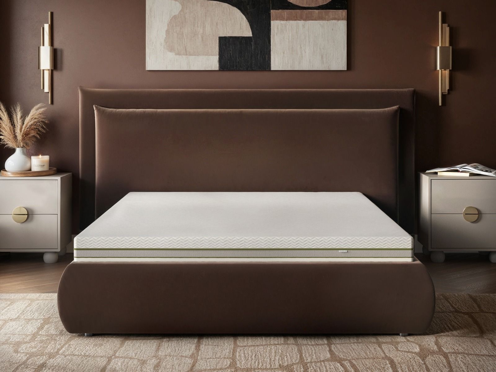 SOLACE+CO Luxury Comfort Foam Mattress with COOLMAX