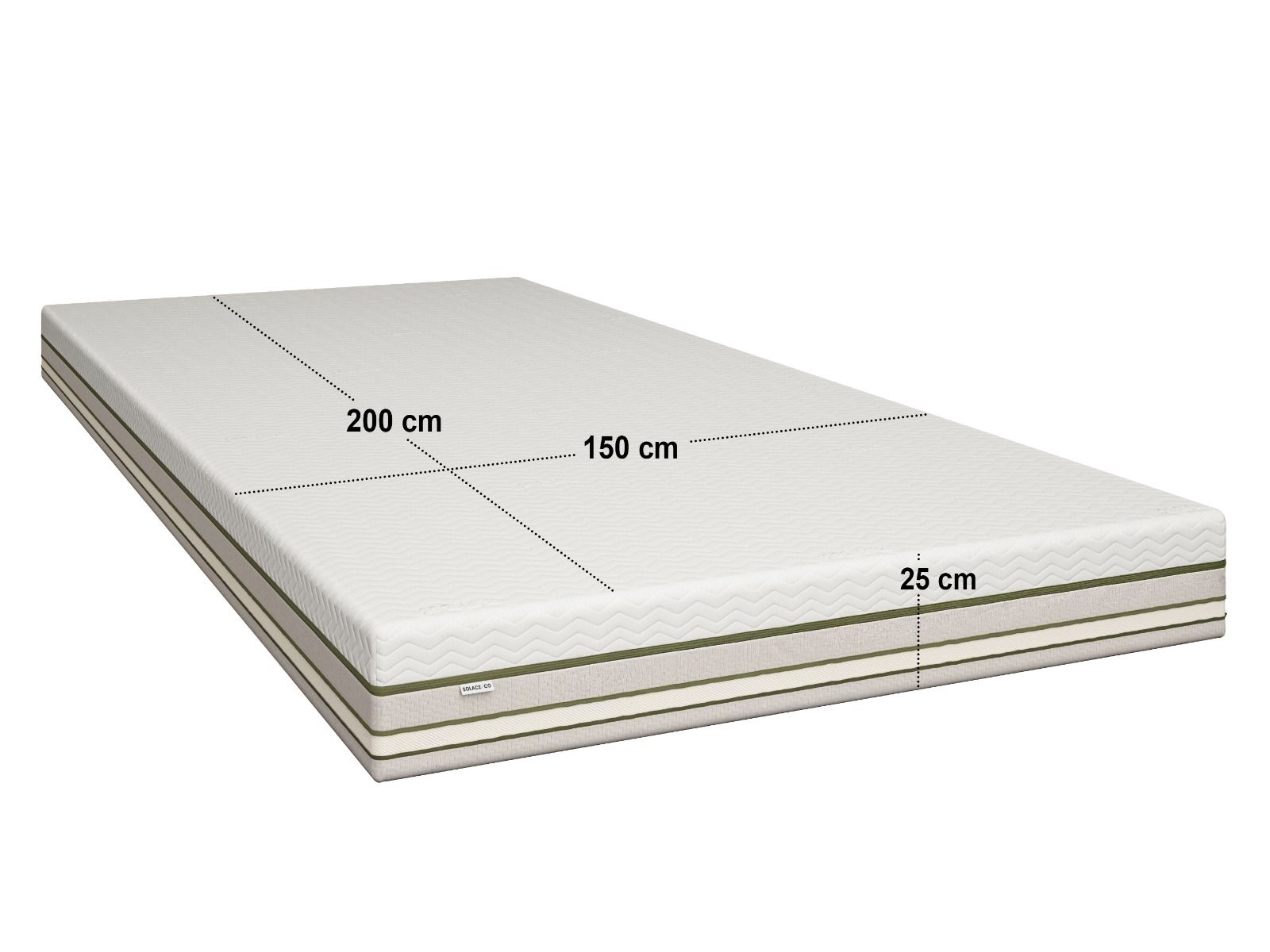 SOLACE+CO Luxury Comfort Foam Mattress with COOLMAX