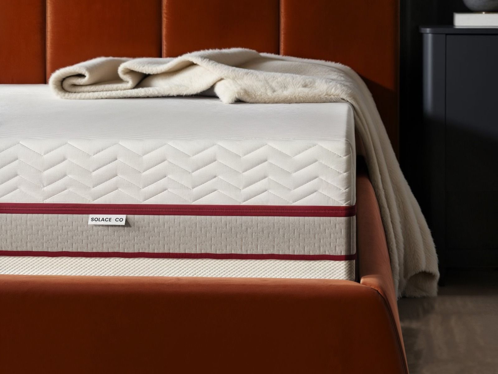 SOLACE+CO 1000 Pocket Sprung Hybrid Mattress with COOLMAX
