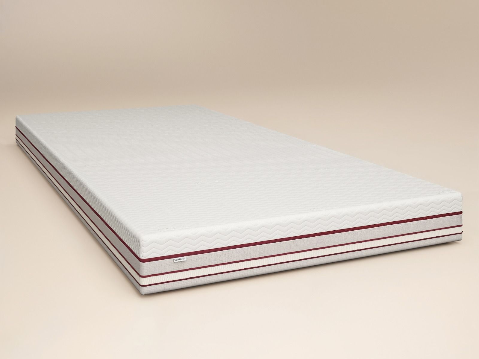 SOLACE+CO 1000 Pocket Sprung Hybrid Mattress with COOLMAX