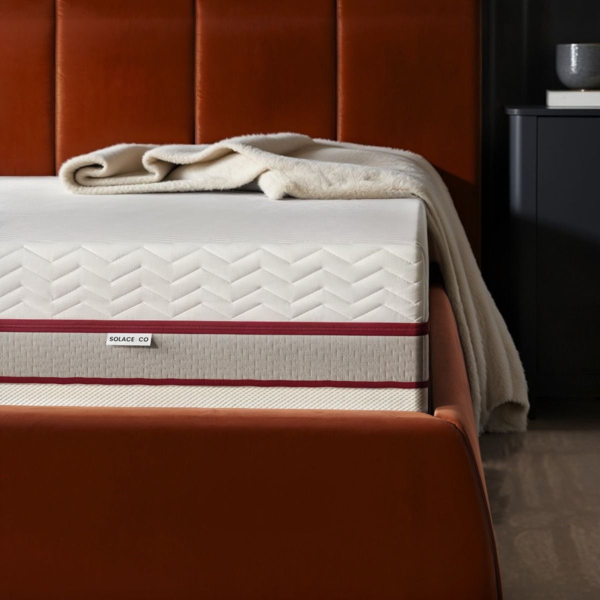 SOLACE+CO 1000 Pocket Sprung Hybrid Mattress with COOLMAX