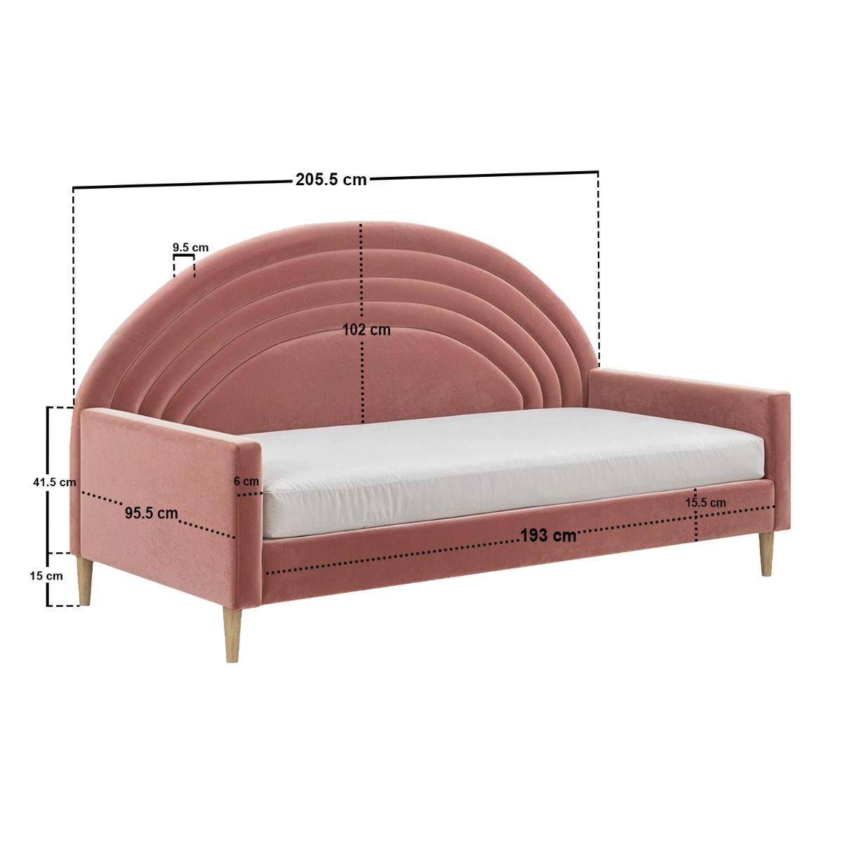 Flair Noa Rainbow Day Bed
