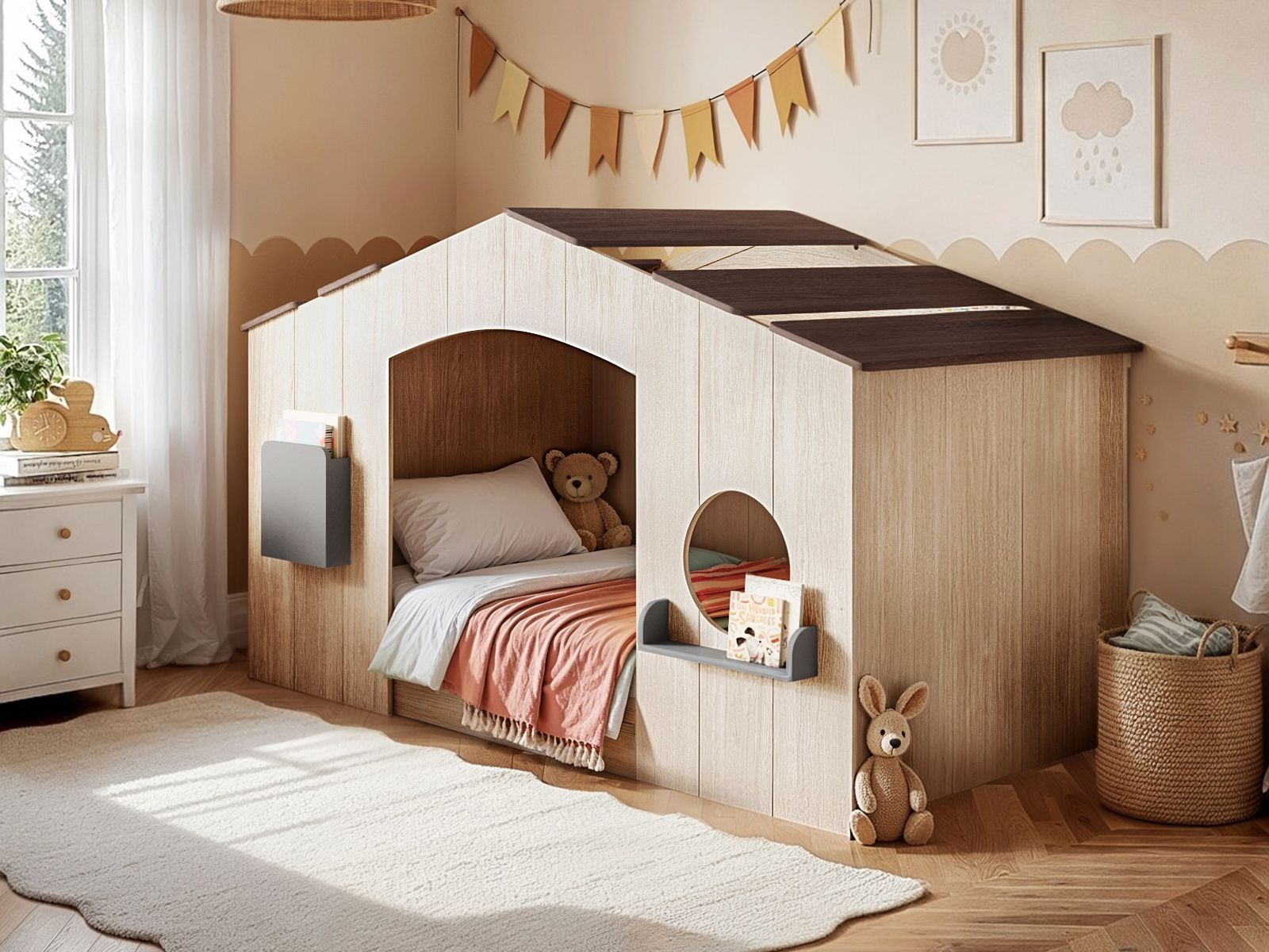 Flair Frankie Wooden House Bed