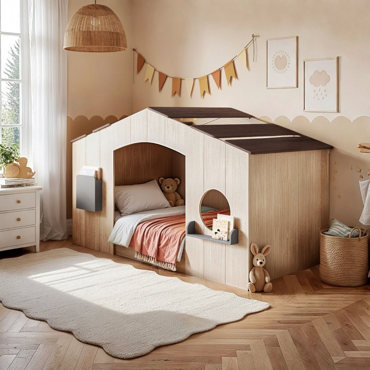 Flair Frankie Wooden House Bed