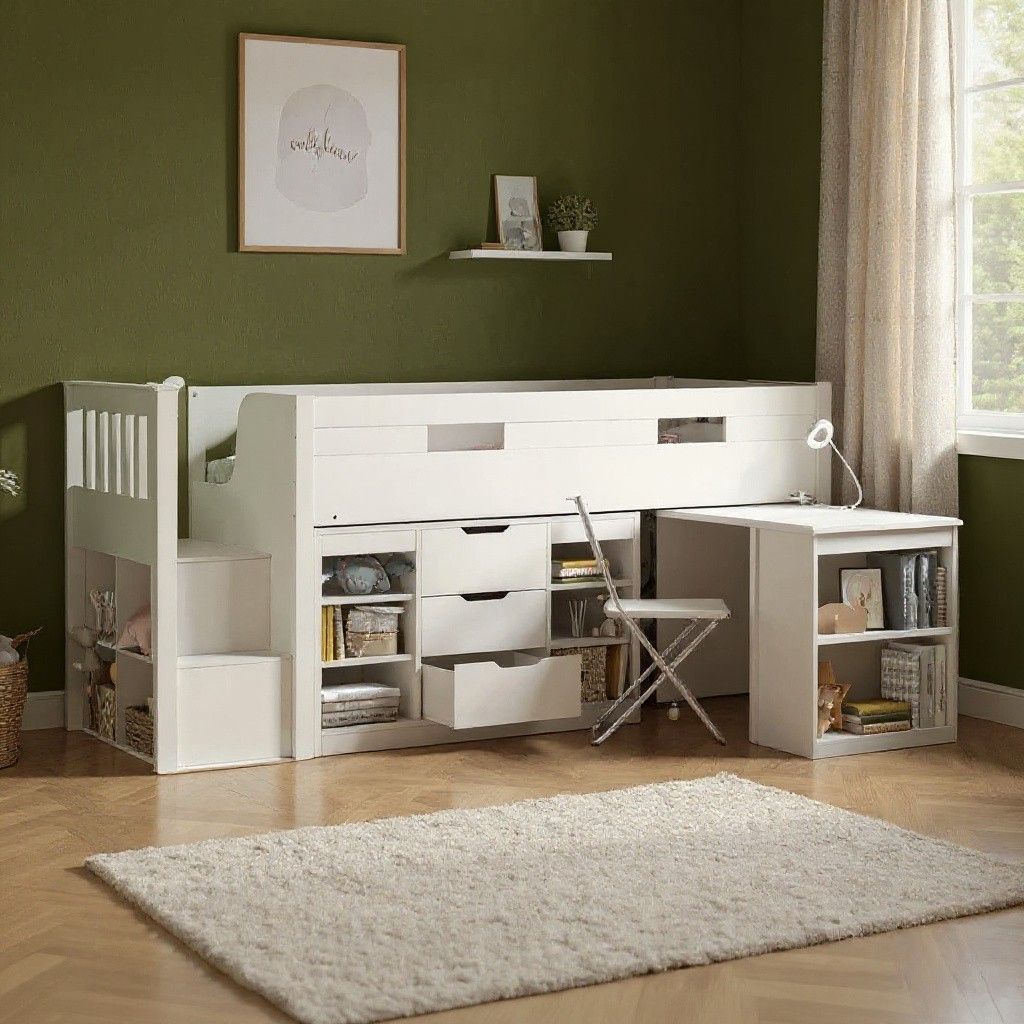 Flair Charlie Staircase Mid Sleeper Storage Set
