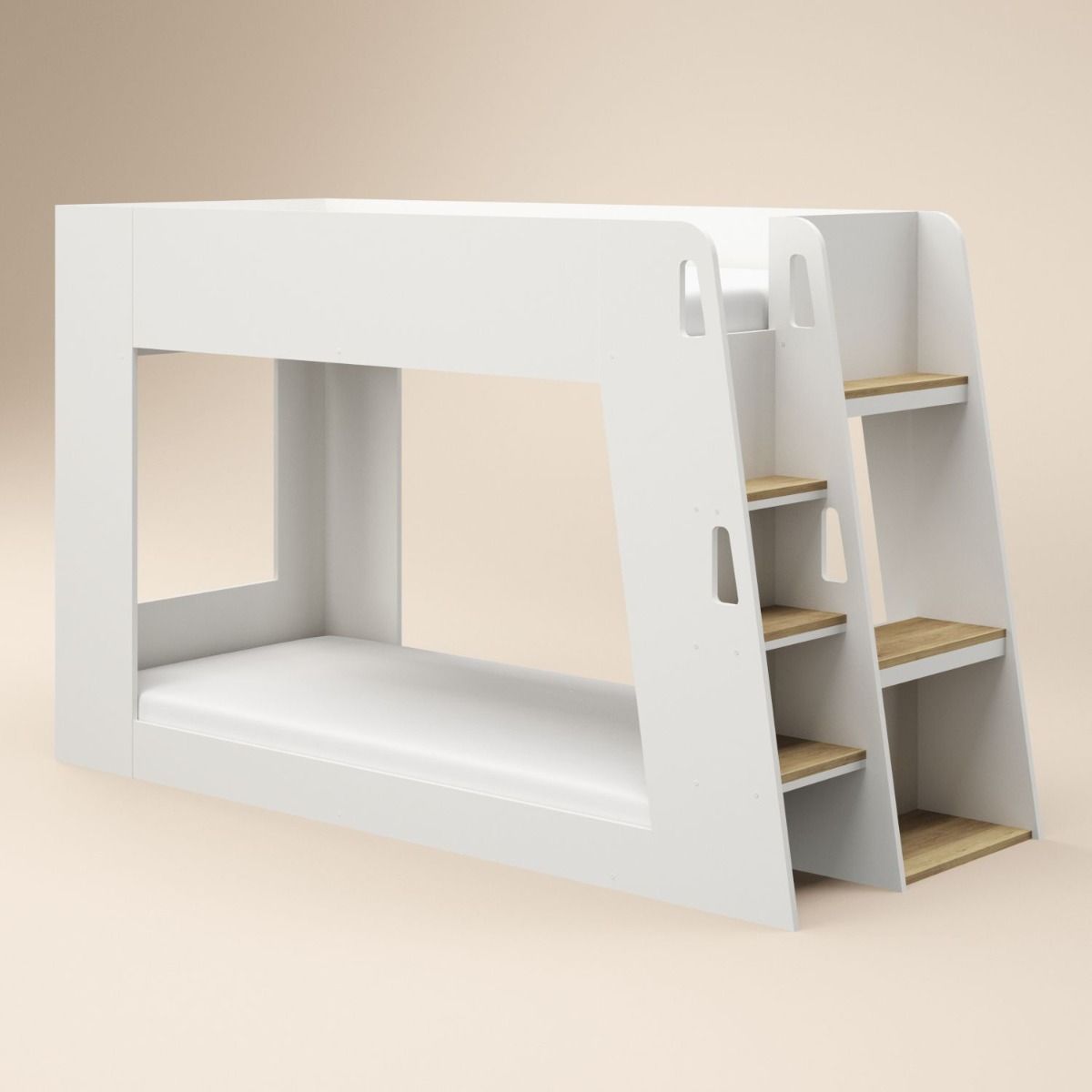Flair Fern Bunk Bed White & Oak