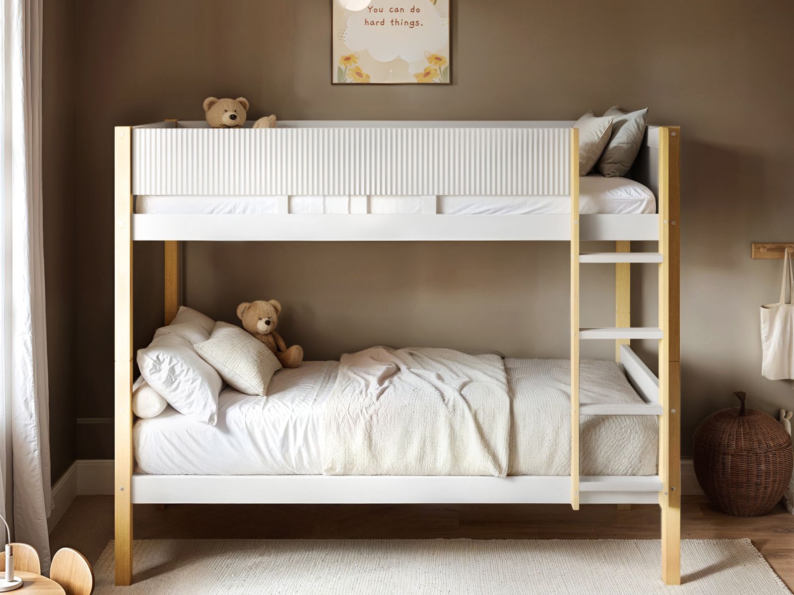 Flair Mateo Detachable Ribbed Bunk Bed