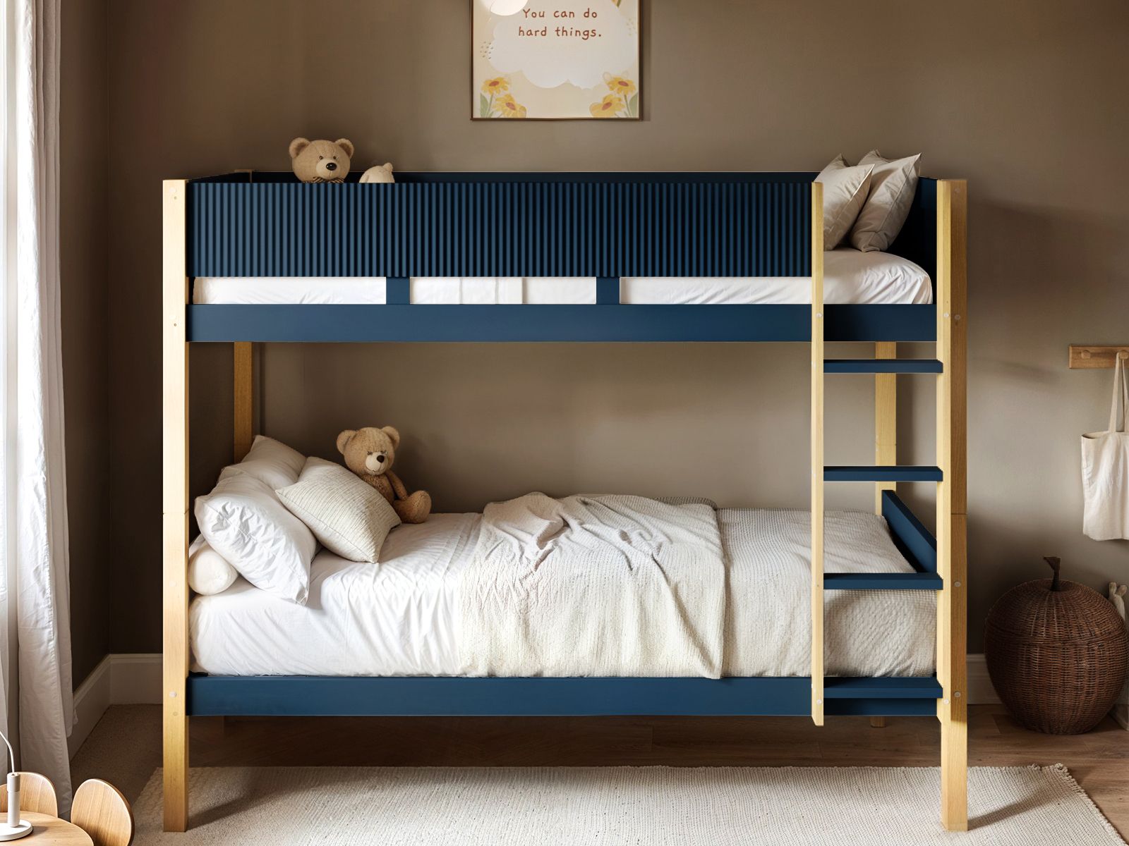 Flair Mateo Detachable Ribbed Bunk Bed