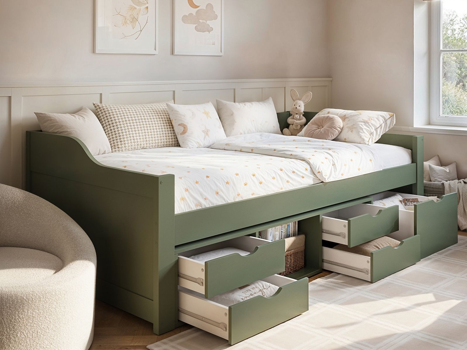 Flair Blair Low Sleeper Bed with Storage
