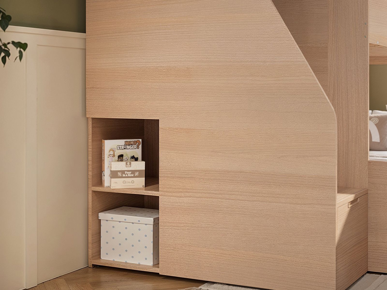 Flair Dreamland House Triple Bunk Bed with Staircase