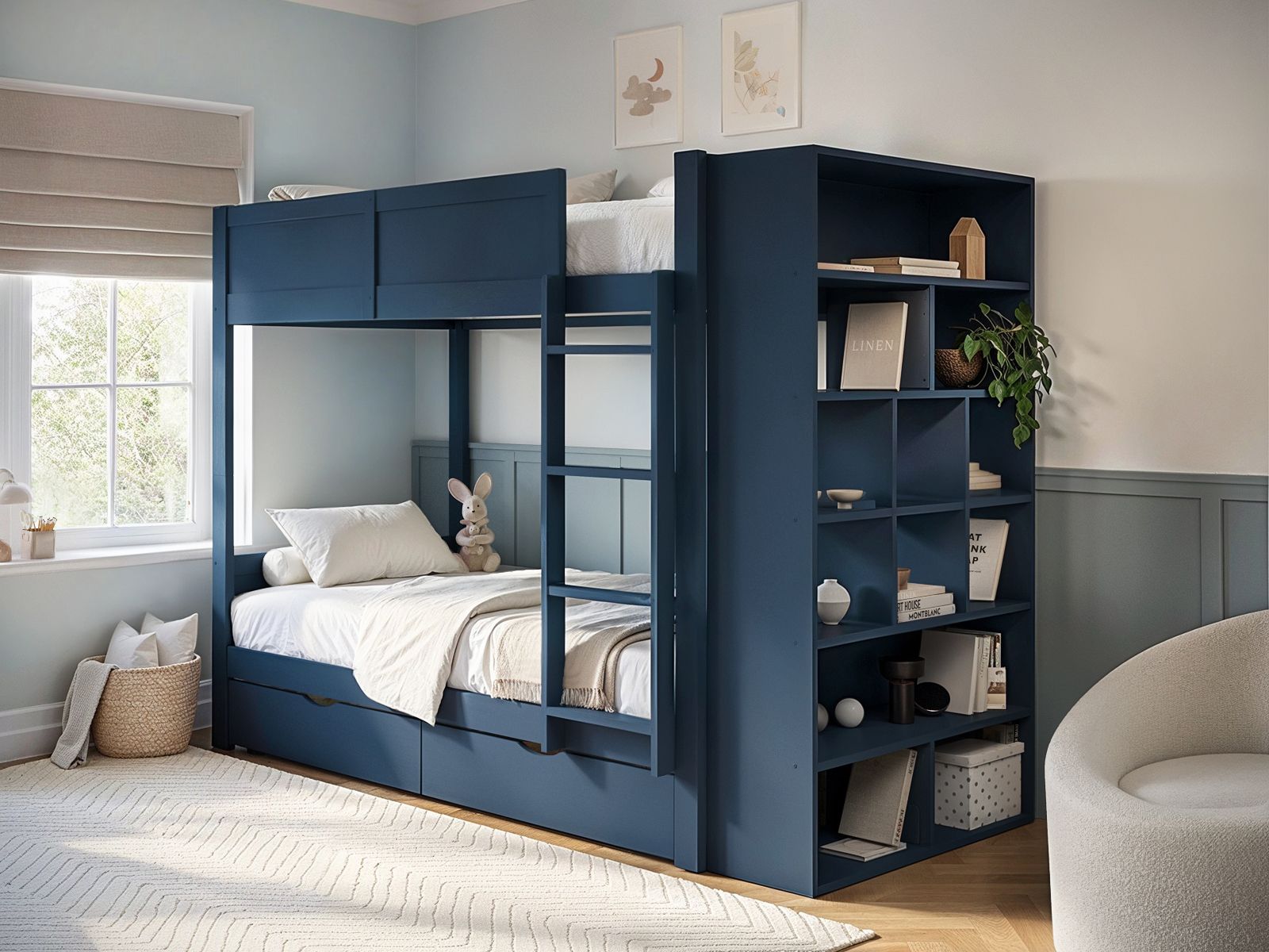 Flair Ruby Wooden Bunk Bed with Storage