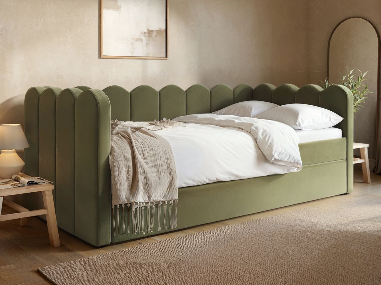 Flair Esme Cloud Day Bed with Trundle