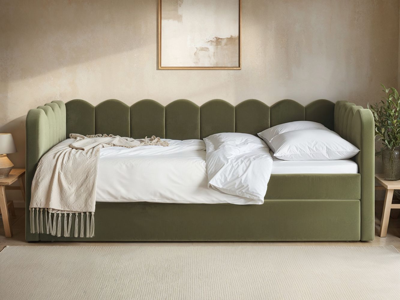 Flair Esme Cloud Day Bed with Trundle