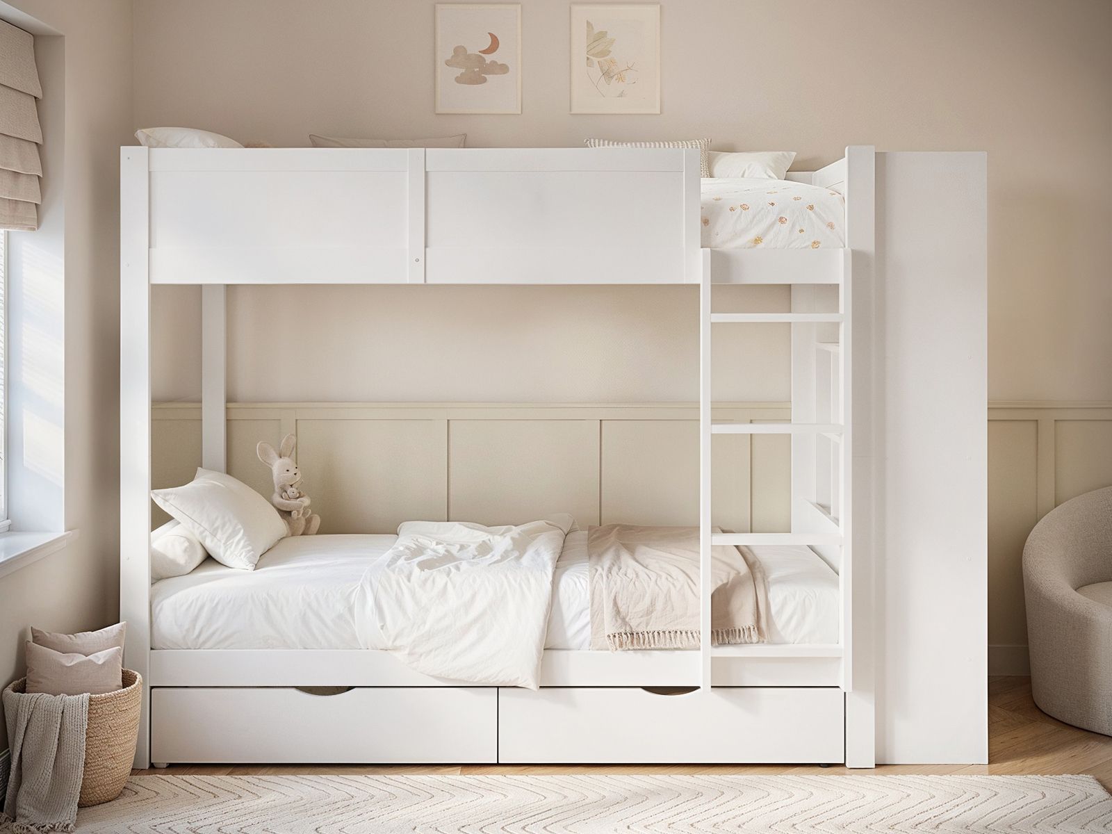 Flair Ruby Wooden Bunk Bed with Storage