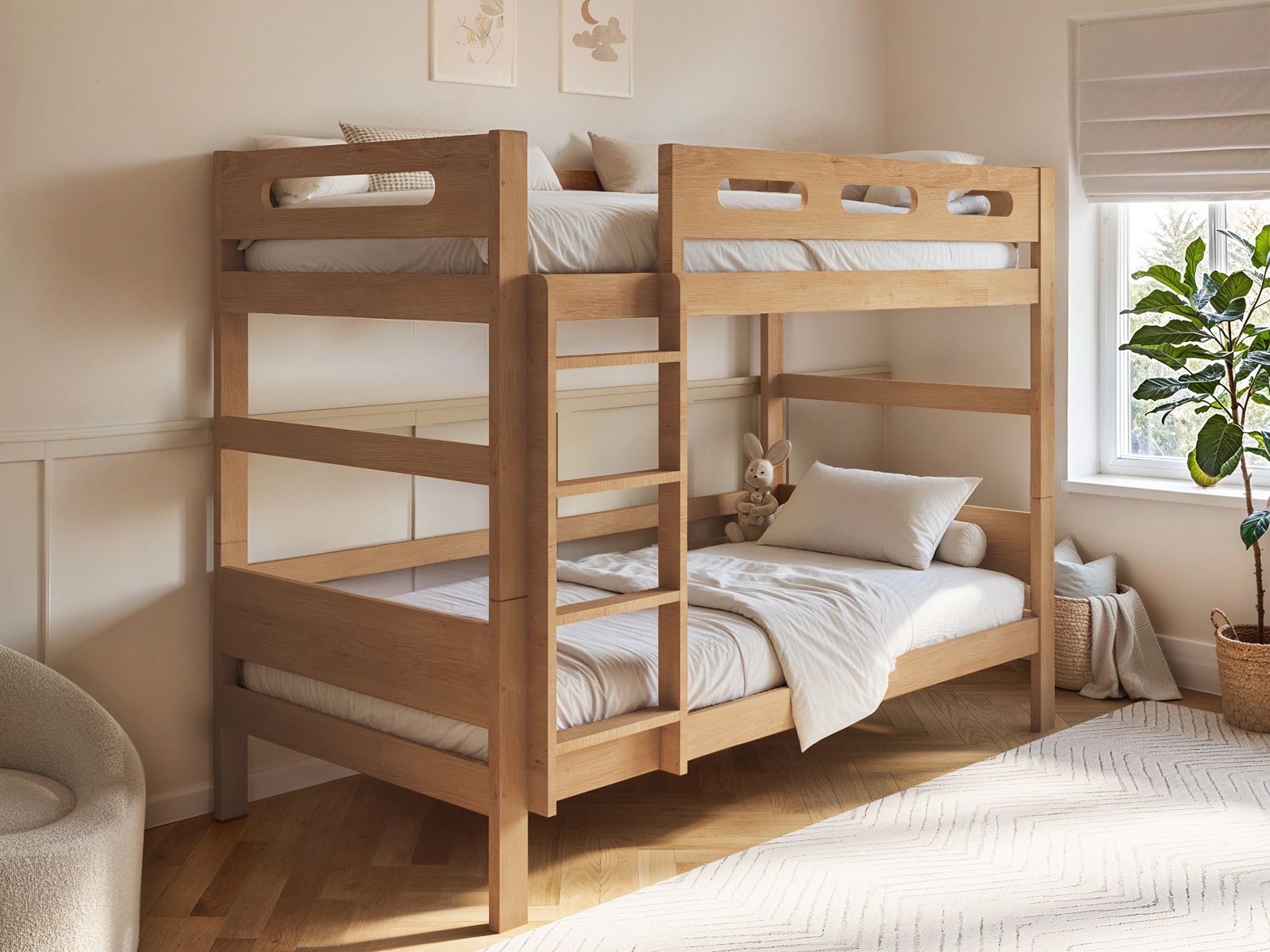 Flair Elijah Detachable Wooden Bunk Bed