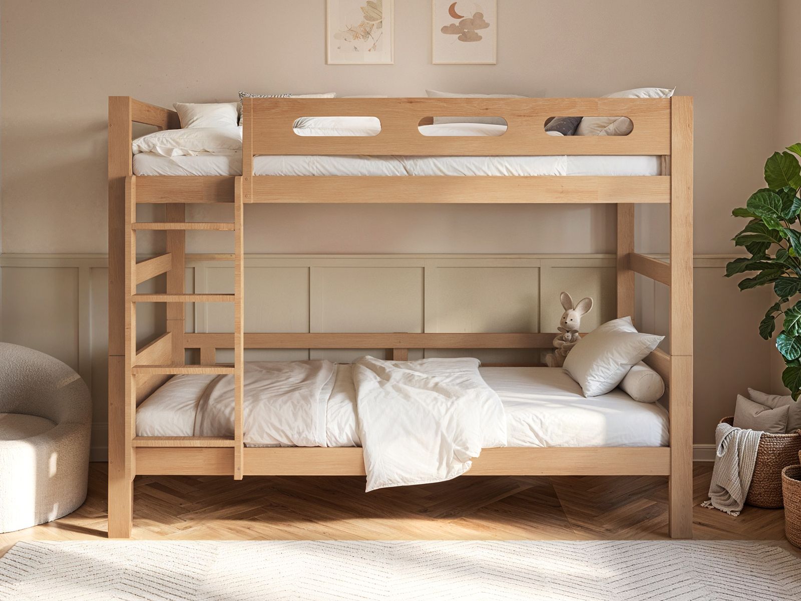 Flair Elijah Detachable Wooden Bunk Bed