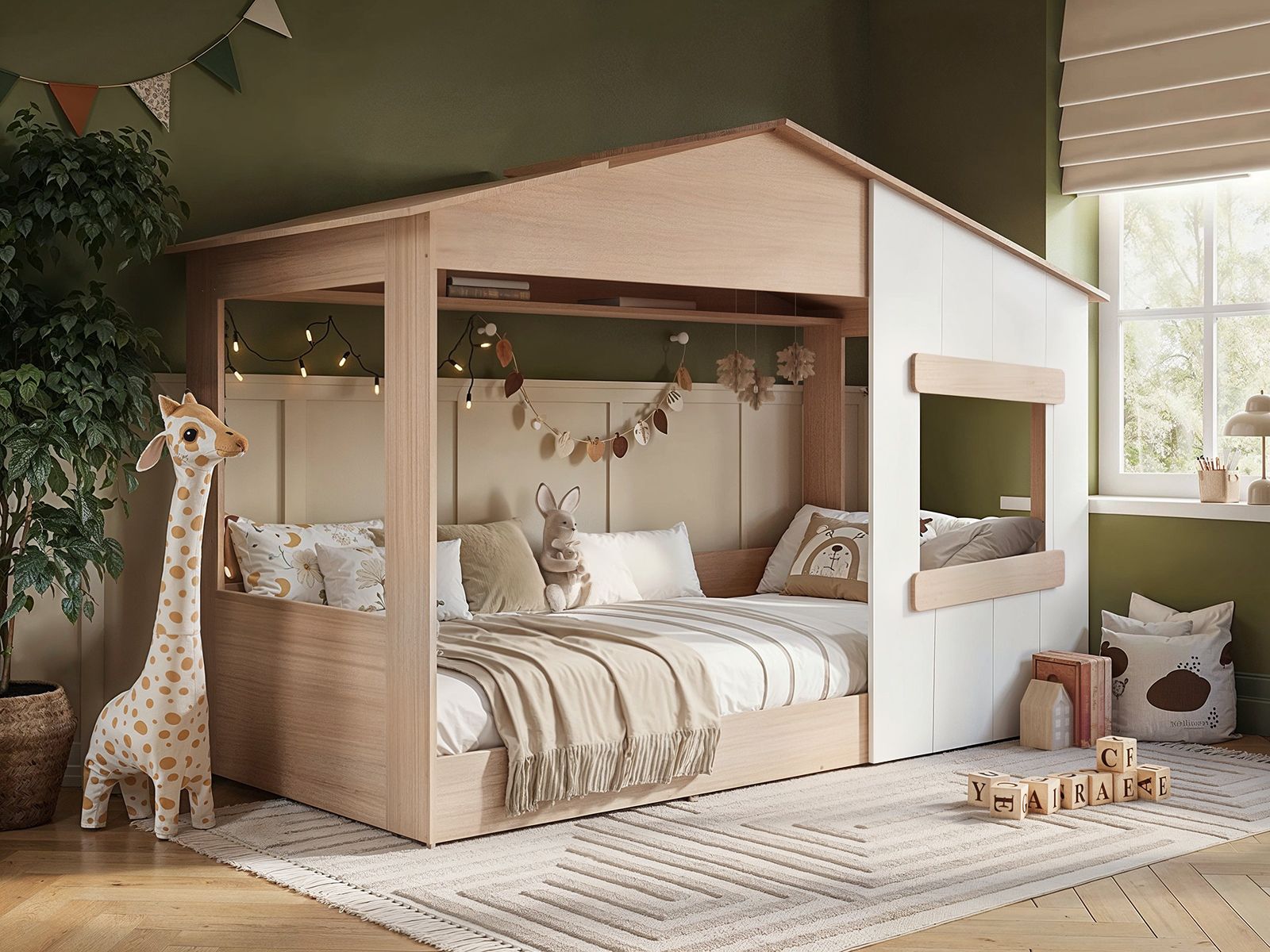 Flair Dreamland Montessori House Floor Bed