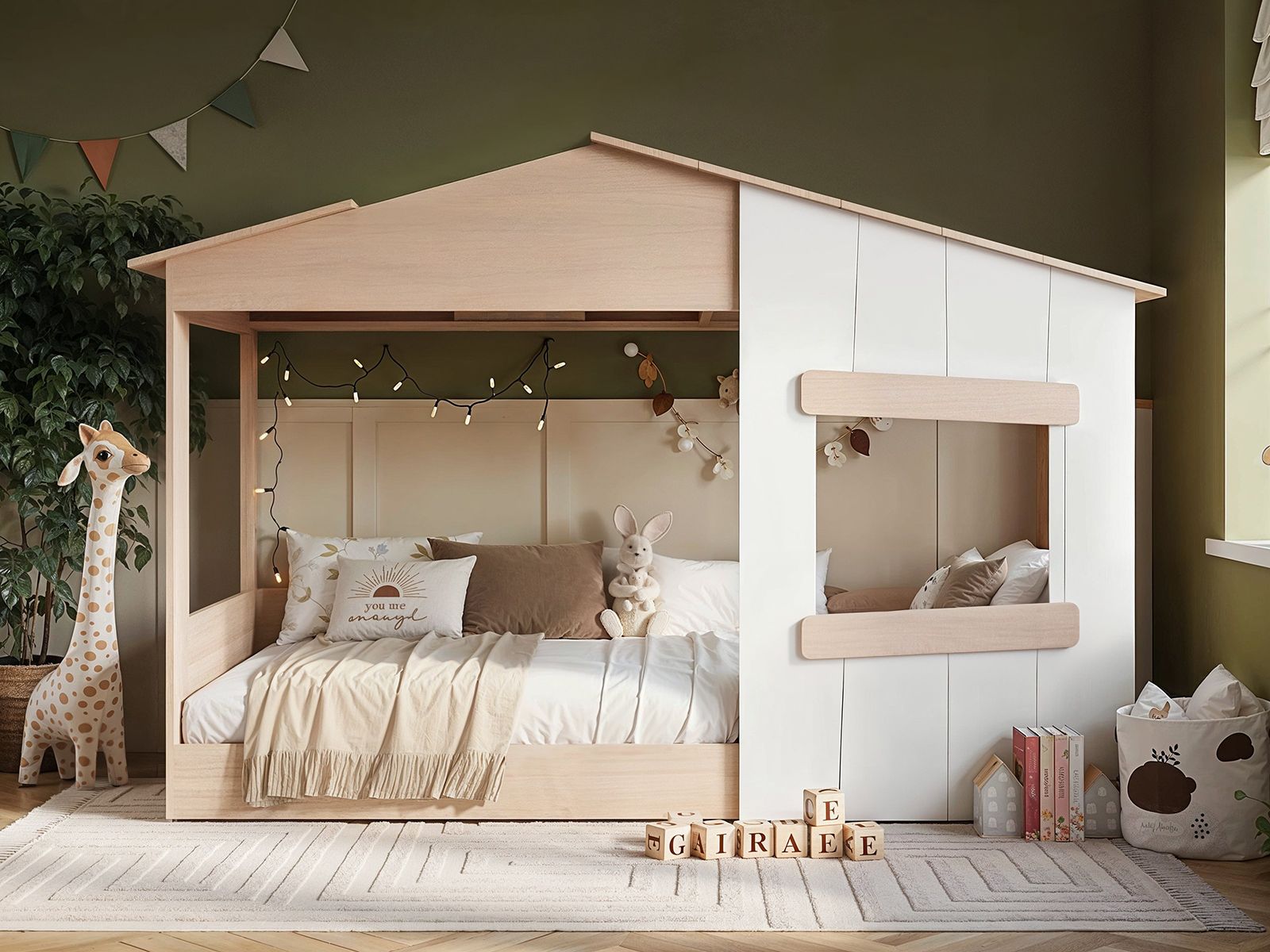 Flair Dreamland Montessori House Floor Bed