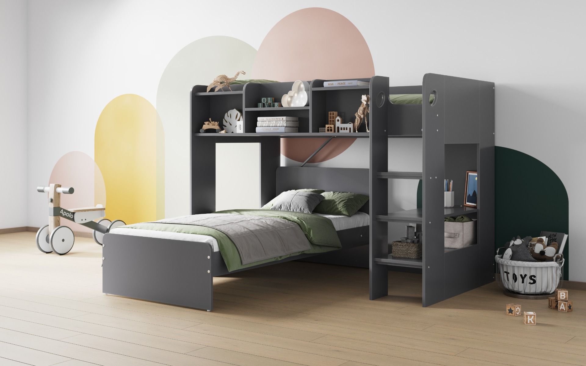 Flair Wizard Junior L Shaped Bunk Bed