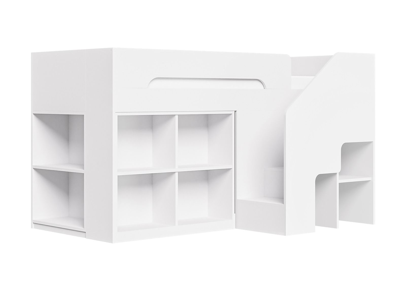 Flair Quinn Staircase Mid Sleeper Bed with Storage