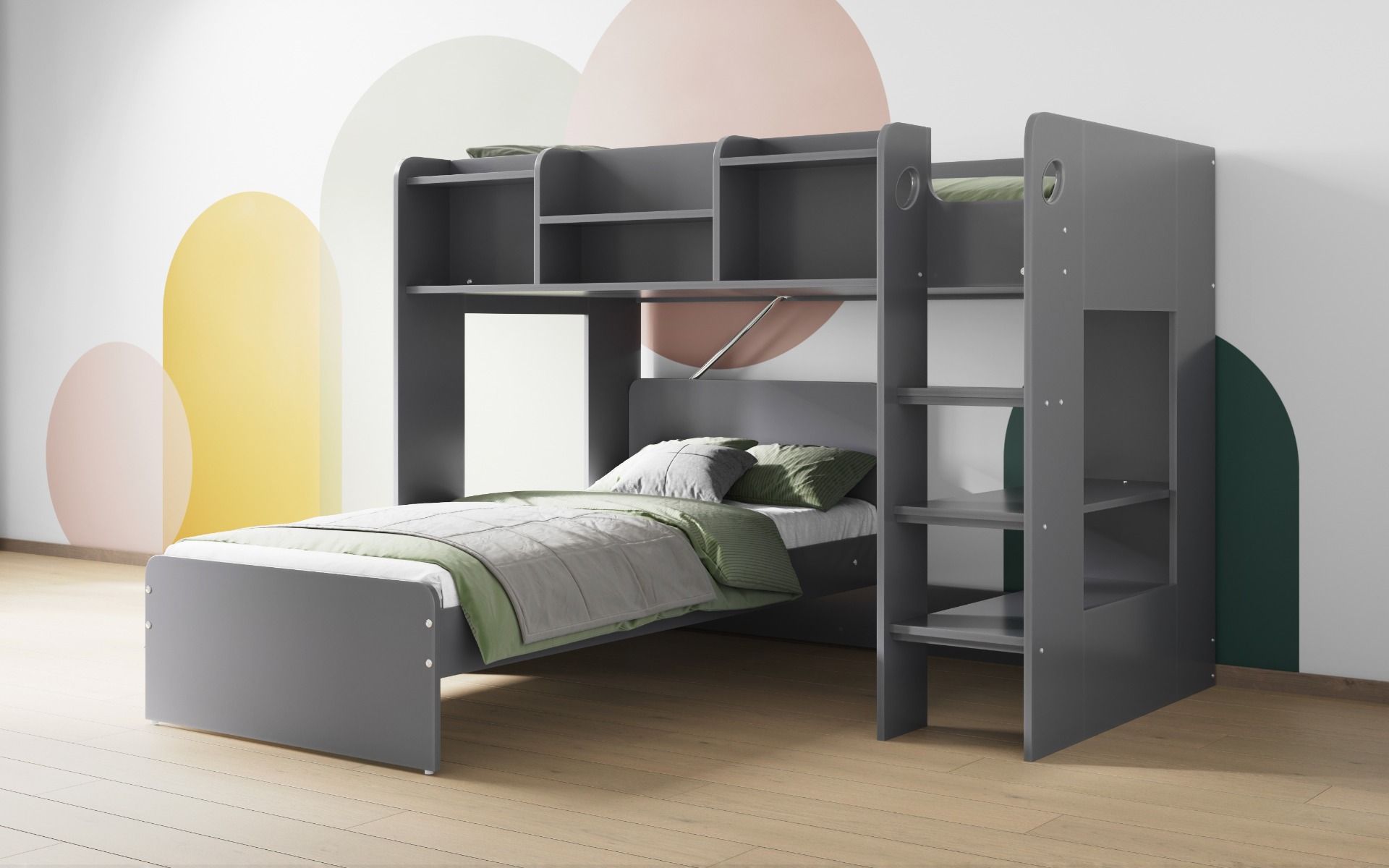 Flair Wizard Junior L Shaped Bunk Bed