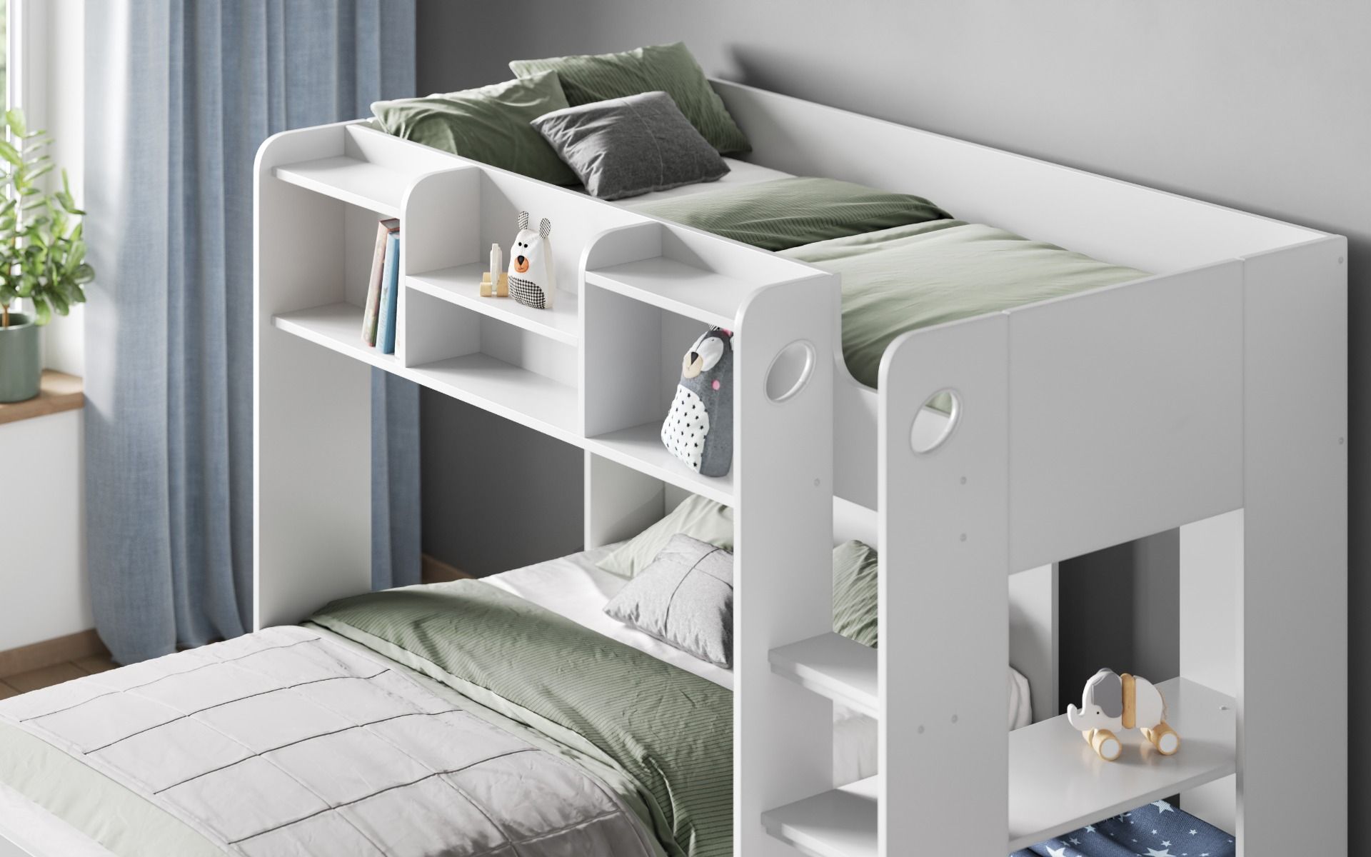 Flair Wizard Junior L Shaped Bunk Bed