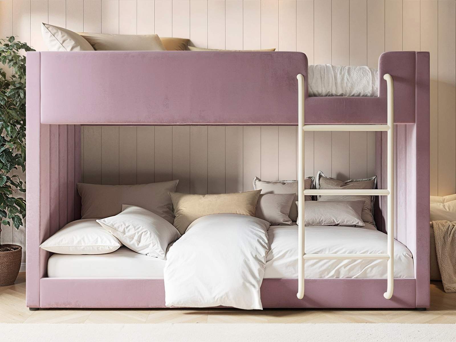 Flair Eden Upholstered Bunk Bed