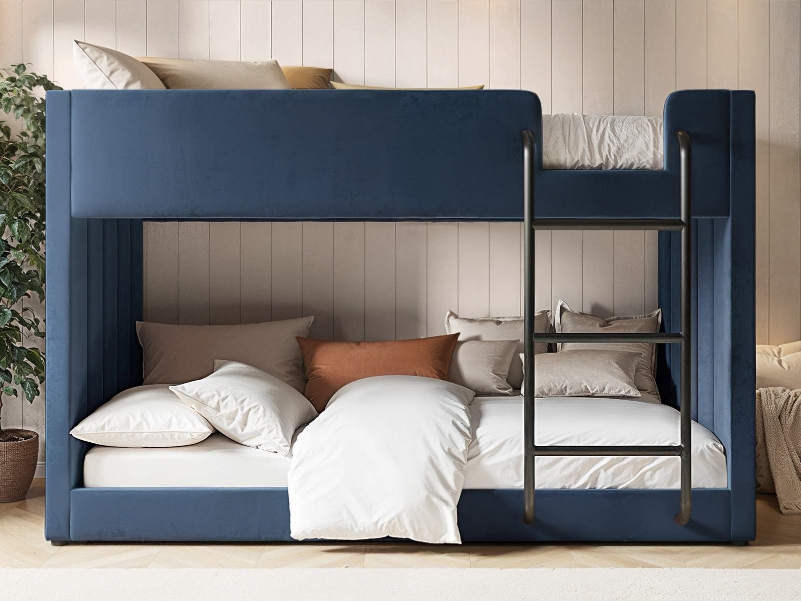 Flair Eden Upholstered Bunk Bed