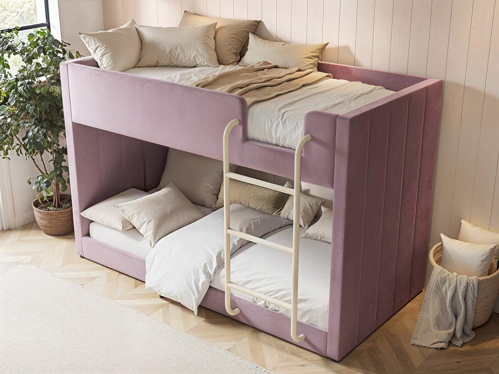 Flair Eden Upholstered Bunk Bed