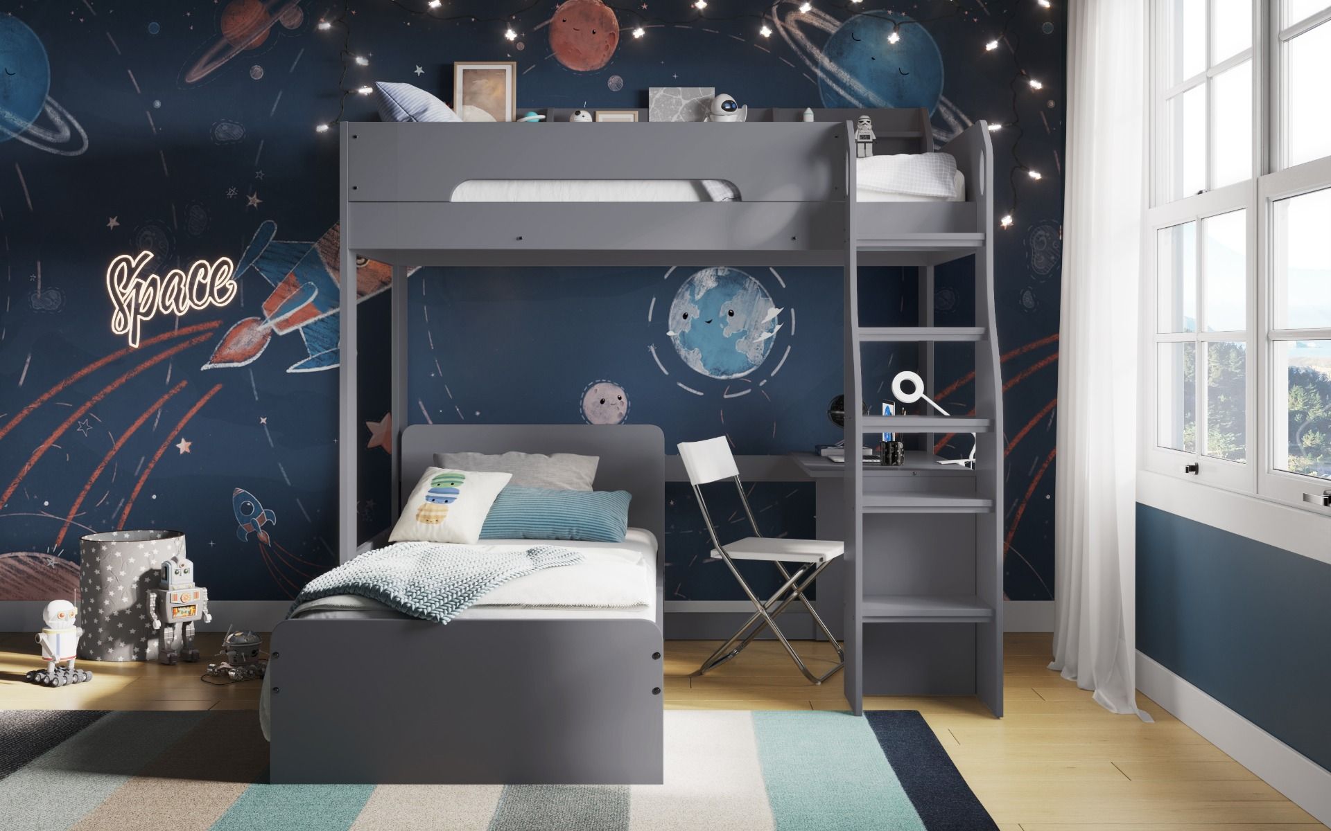 Flair Cosmic L Shaped Bunk Bed