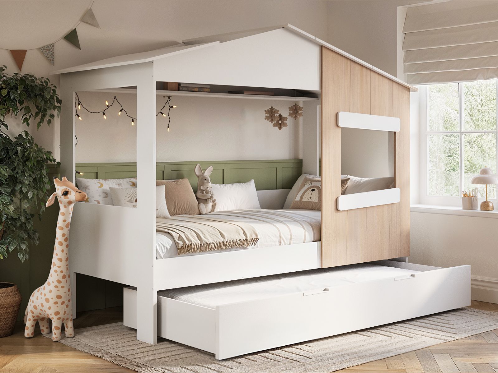 Flair Dreamland House Bed With Trundle