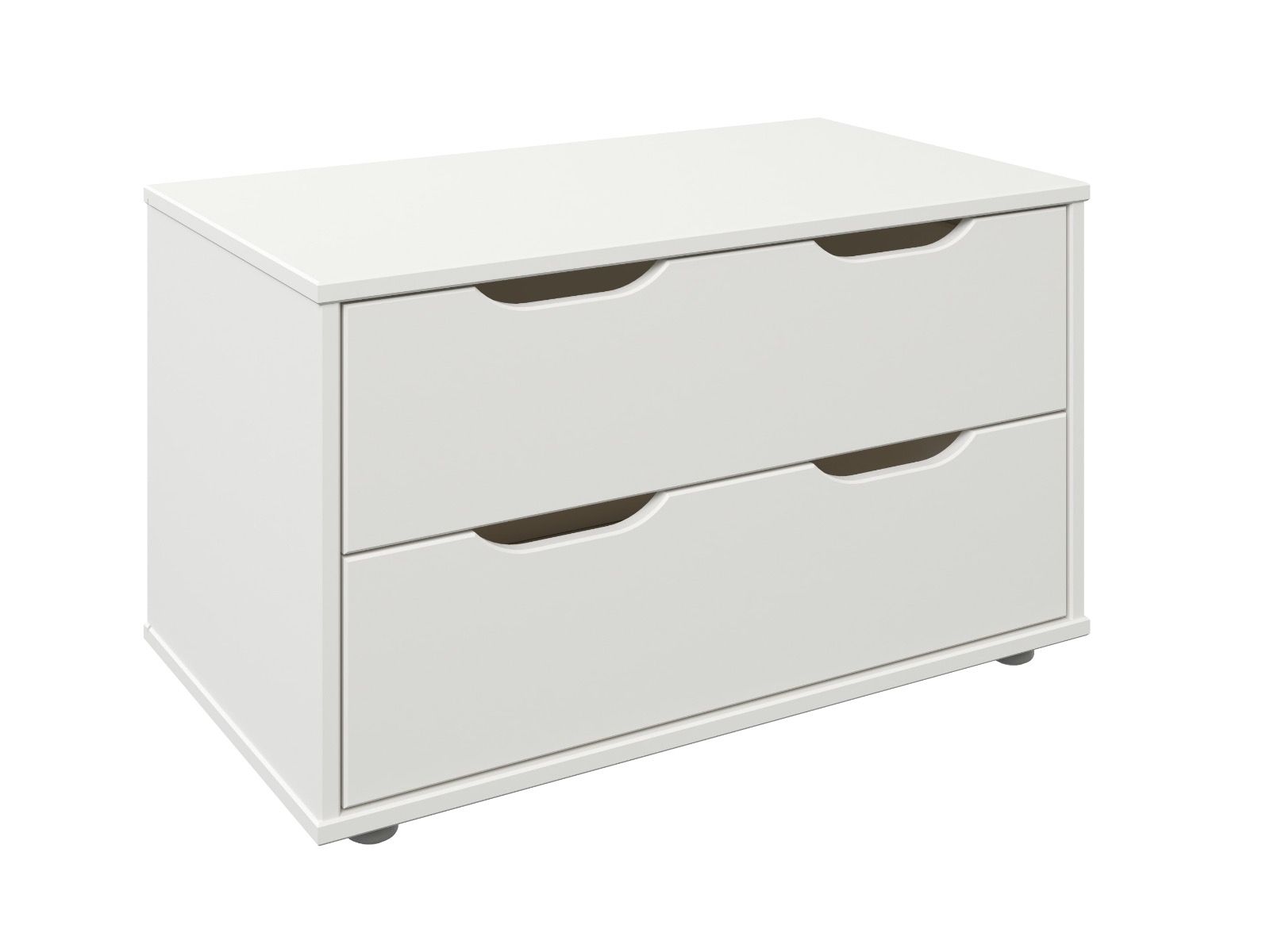 Noomi Mid Sleeper Shorty Storage Bed White (FSC-Certified)