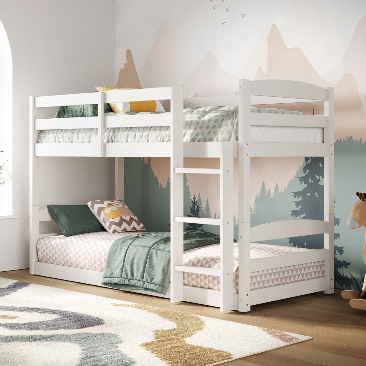 Flair Shasha Low Shorty Wooden Detachable Bunk Bed