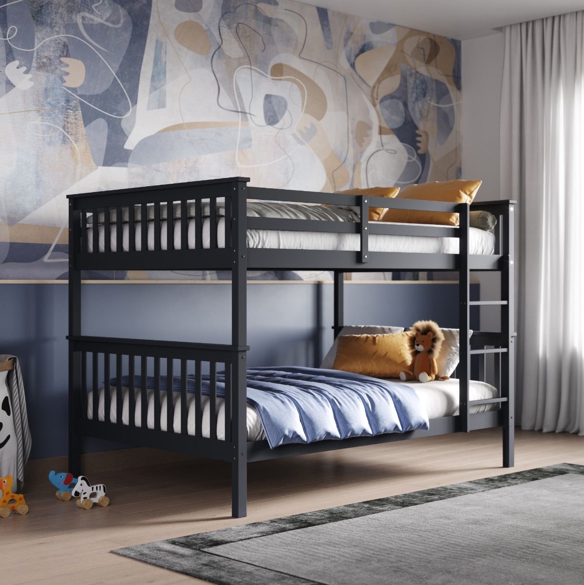 Flair Tetrad Detachable Small Double Bunk Bed