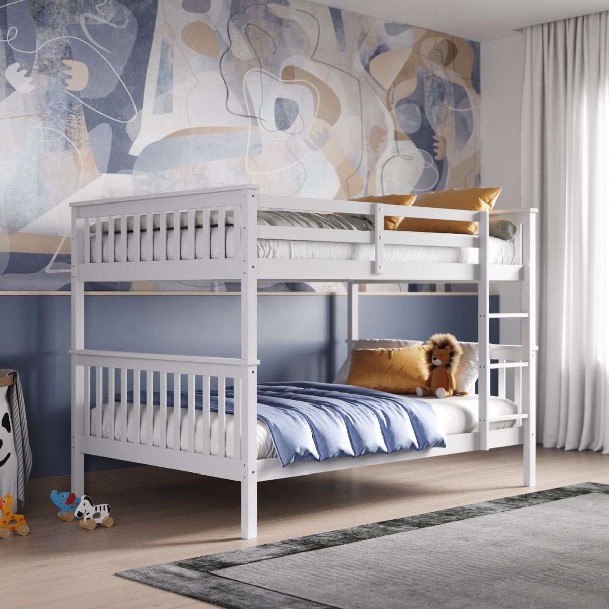 Flair Tetrad Detachable Small Double Bunk Bed