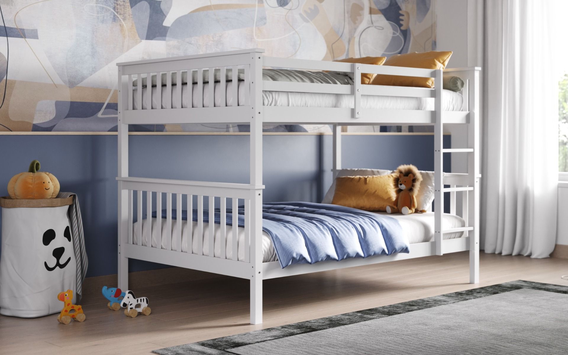 Flair Tetrad Detachable Small Double Bunk Bed