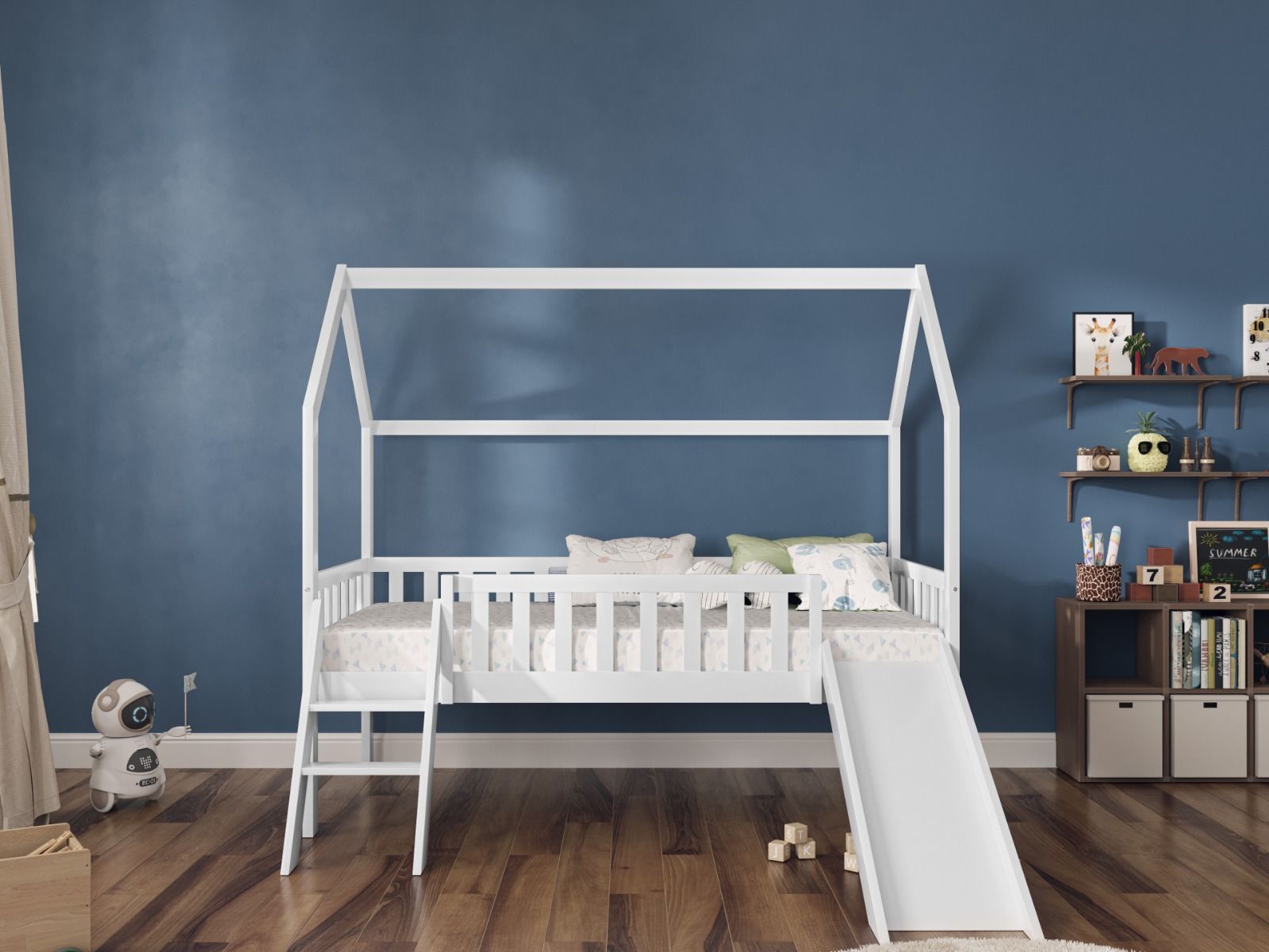 Flair Explorer Slide Mid Sleeper with Rails White