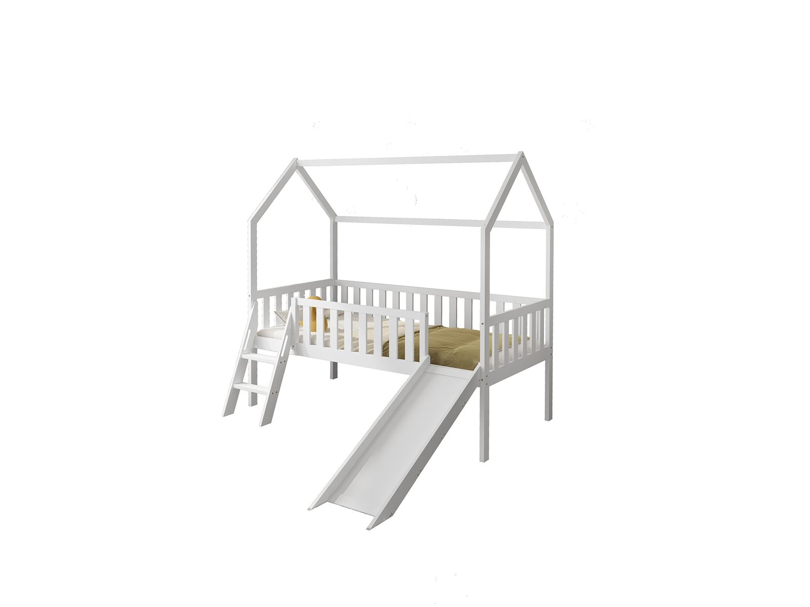 Flair Explorer Slide Mid Sleeper with Rails White